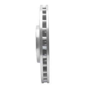 Volvo V70 Brake Rotor (1) - Front Left - R1 Concepts - Drilled & Slotted - Silver - `04-`07